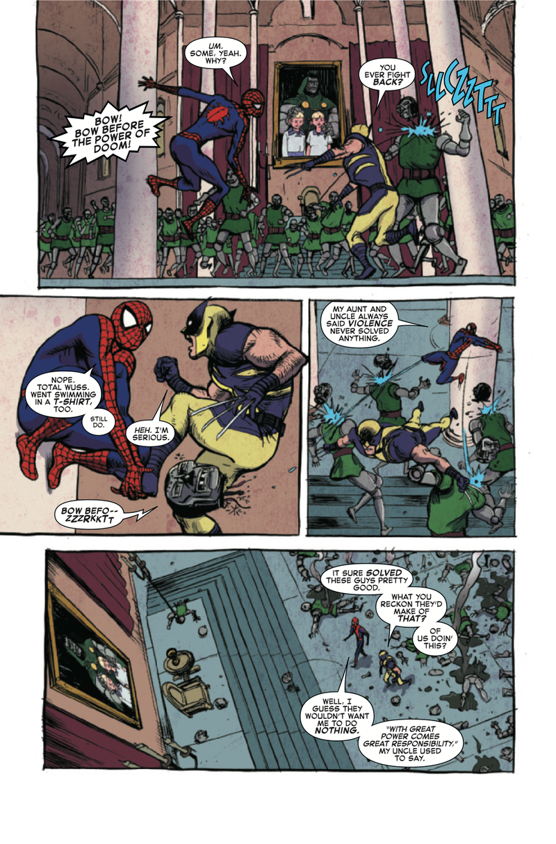 Illustration for article titled Exclusive Marvel preview: Mourning Wolverine’s death in Wolverine & The X-Men #11